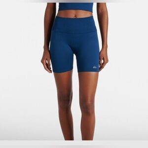 ALO Yoga Women's Navy Bike Shorts